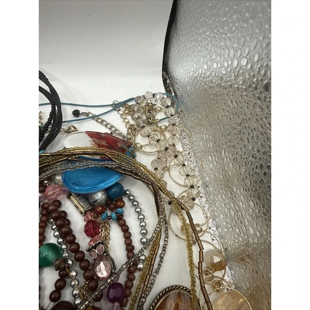 UNSORTED VINTAGE & MODERN MIXED JEWELRY ESTATE JUNK DRAWER LOT~WEAR REPAIR CRAFT